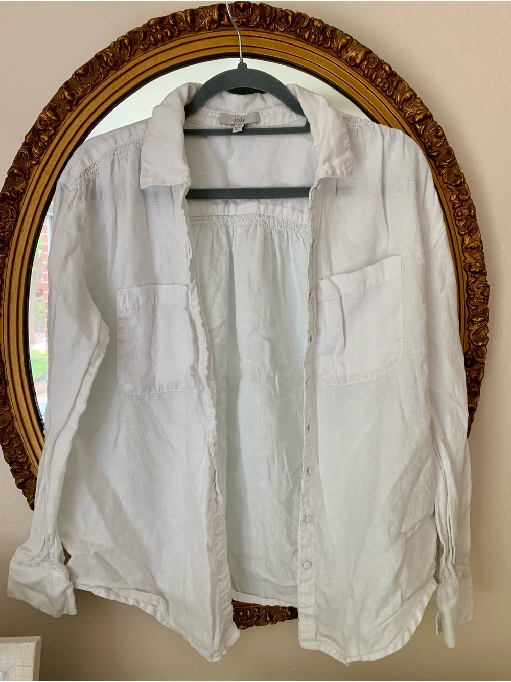 Joie White Lightweight Shirt